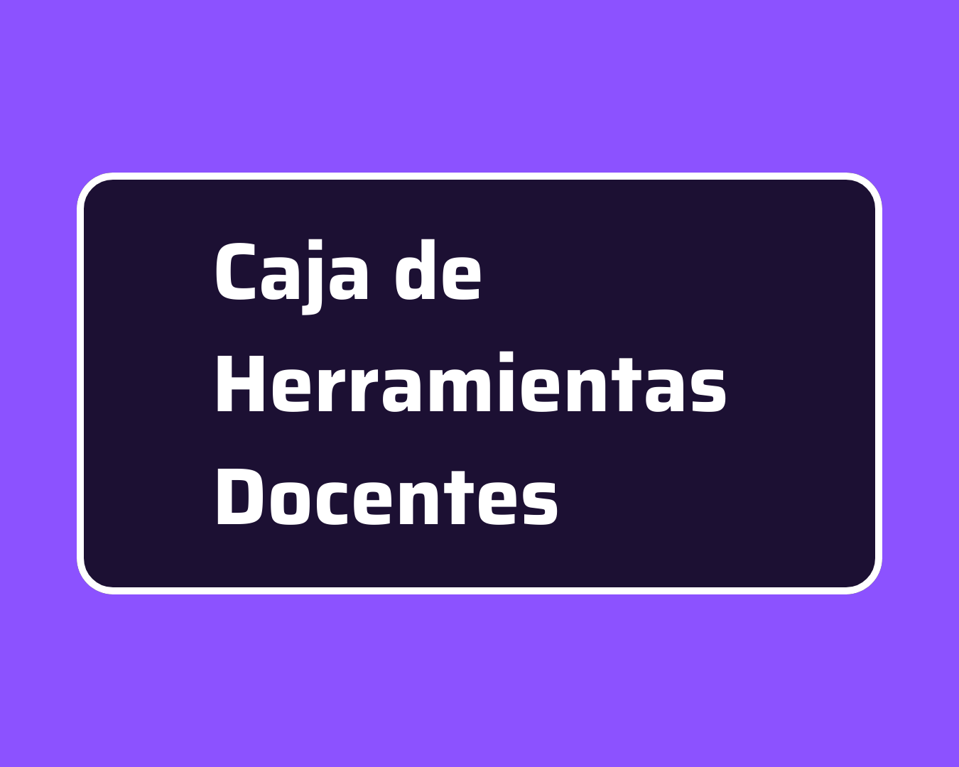 Herramientas docentes